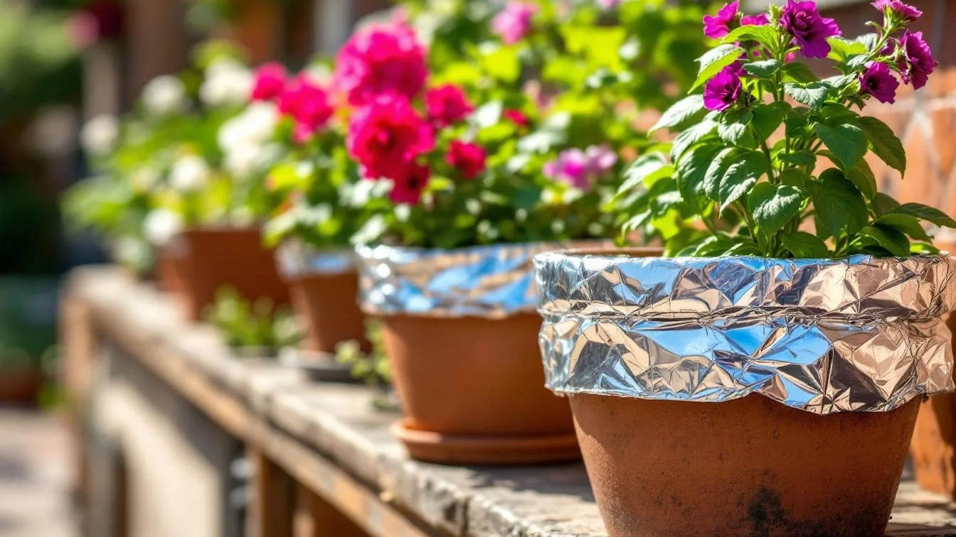 Perché mettere la carta stagnola nei vasi e perché conviene farlo