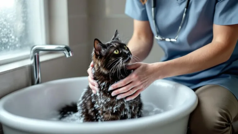 Image pour Quanto spesso dovresti davvero lavare il tuo gatto secondo i veterinari