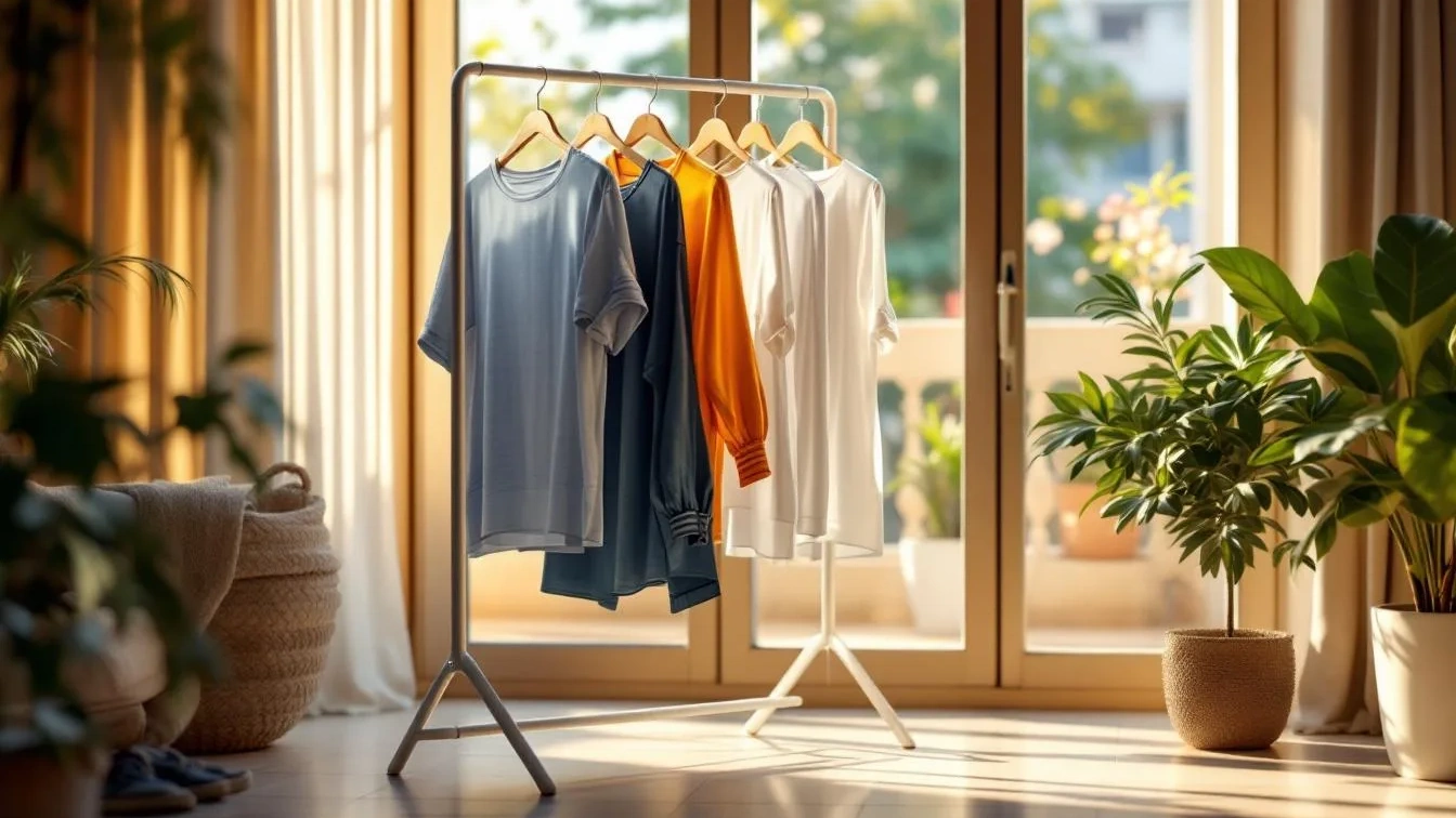 Un esperto rivela come uno stendino elettrico asciuga i vestiti in poche ore