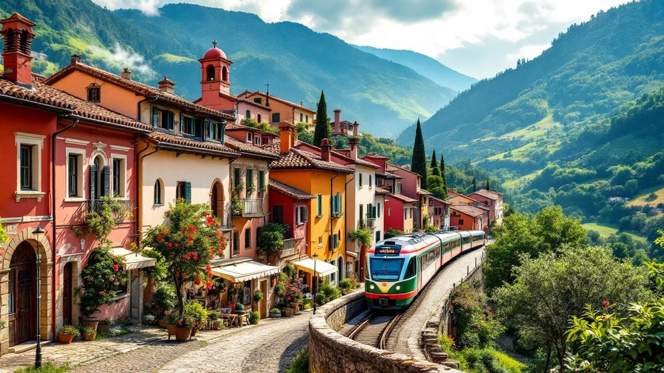 Un viaggiatore rivela perché il treno è il modo migliore per scoprire i borghi